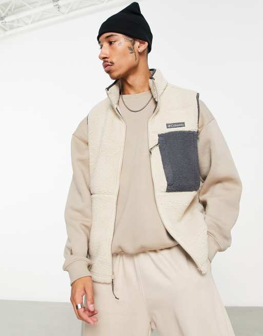 Columbia Mountainside Heavyweight Fleece Beige - Fast delivery