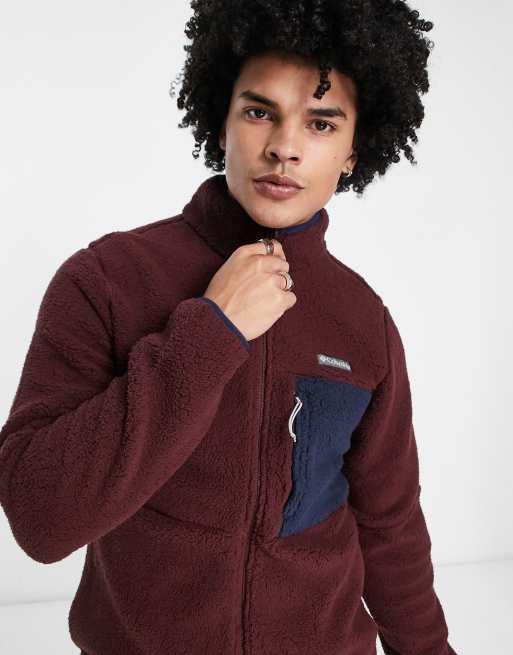 Burgundy on sale columbia jacket