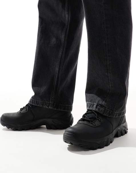 Columbia – Newton Ridge Plus II – Czarne wodoodporne buty trekkingowe - view 1