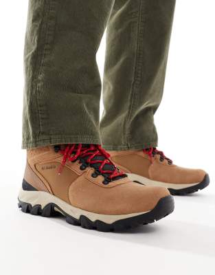 Newton Ridge Plus II WP waterproof suede hiking boots in tan-Brown