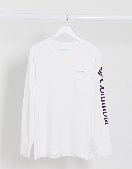 Columbia North Casades long sleeve t-shirt in white
