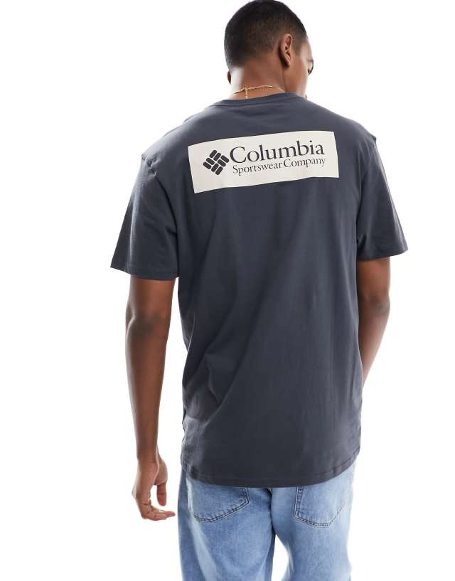 Columbia - north cascades back print t-shirt in black