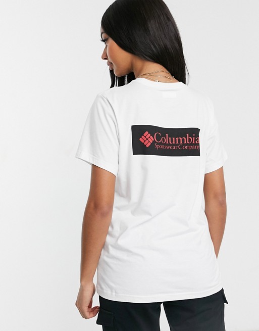 Columbia North Cascades back print t-shirt in white