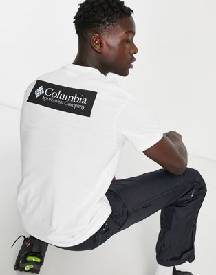 Columbia North Cascades back print t-shirt in white