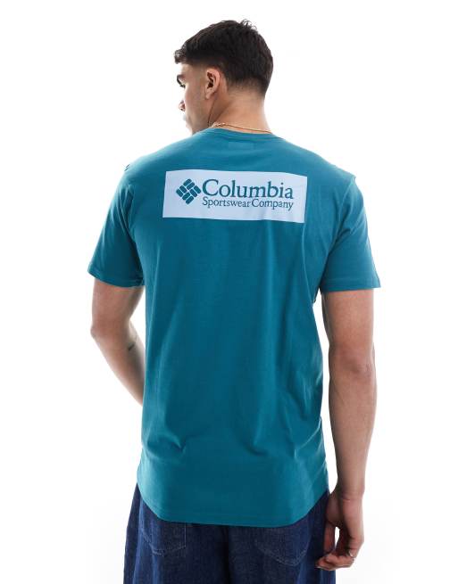 Columbia – North Cascades – Blå t-shirt med korta ärmar