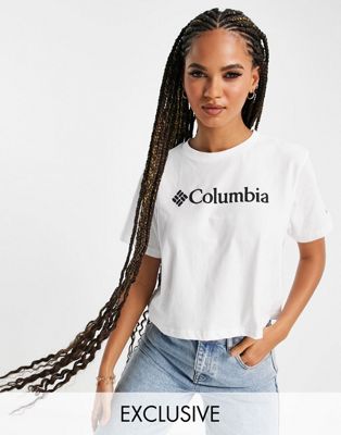 Columbia North Cascades cropped t-shirt in white - ASOS Price Checker