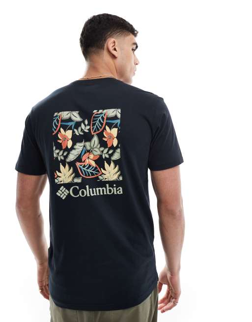 Columbia – North Cascades – Kurzärmliges T-Shirt in Schwarz