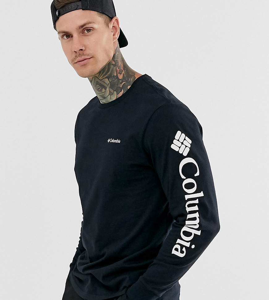 Columbia North Cascades long sleeve T-shirt in black - Exclusive to ASOS