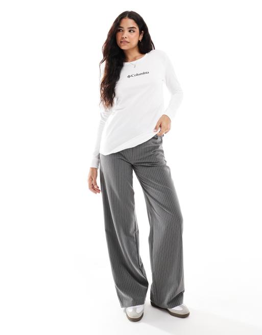 Columbia North Cascades long sleeve t-shirt in white and gem, 3 of 4