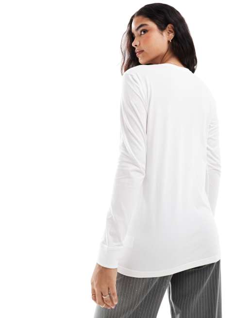 Columbia North Cascades long sleeve t-shirt in white and gem, 4 of 4