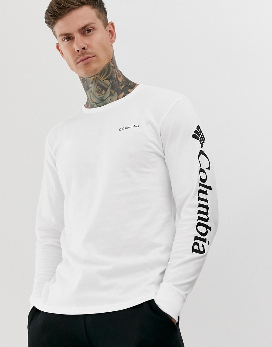 Columbia North Cascades long sleeve t-shirt in white