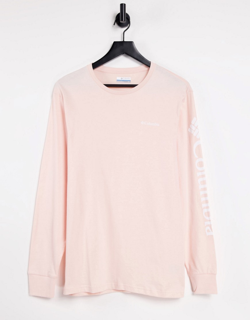 Columbia – North Cascades – Rosa t-shirt med lång ärm-Pink