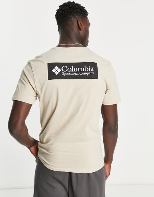 Columbia - North Cascades - T-shirt con stampa sul retro color pietra
