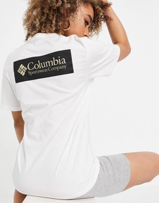 Femme Columbia - North Cascades - T-shirt imprimé dans le dos - Blanc