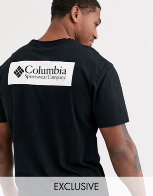Columbia North Cascades t-shirt in black Exclusive at ASOS