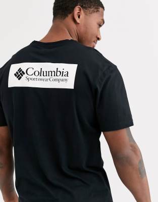 columbia black t shirt