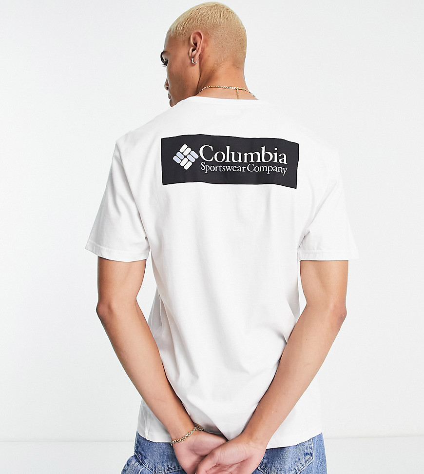 Columbia North Cascades T-shirt in white Exclusive to ASOS