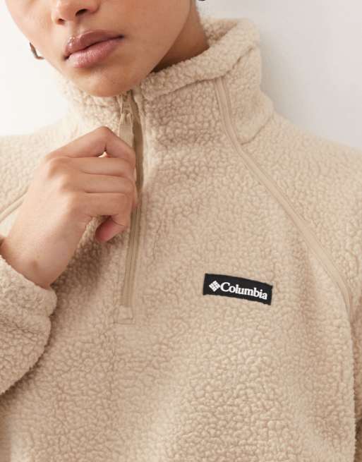 Columbia Olive Spring 1/4 zip fleece in beige - ASOS Exclusive, 2 of 4