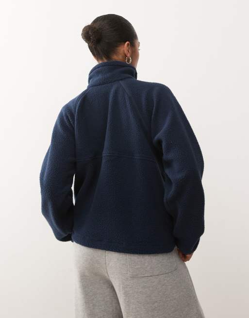Columbia Olive Spring 1/4 zip fleece in navy - ASOS Exclusive | ASOS