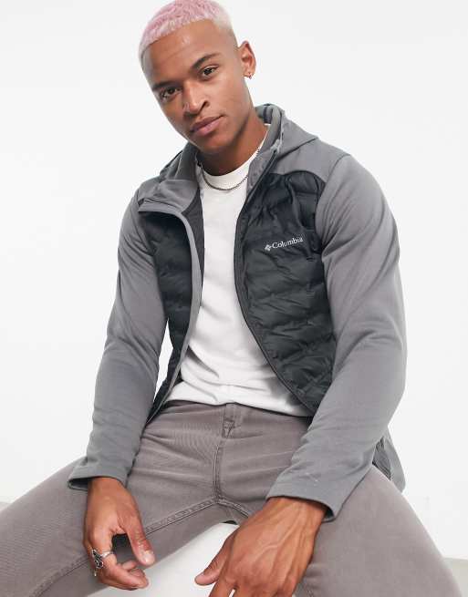 Columbia - Out-Shield - Geïsoleerde hybride hoodie met ritssluiting in grijs