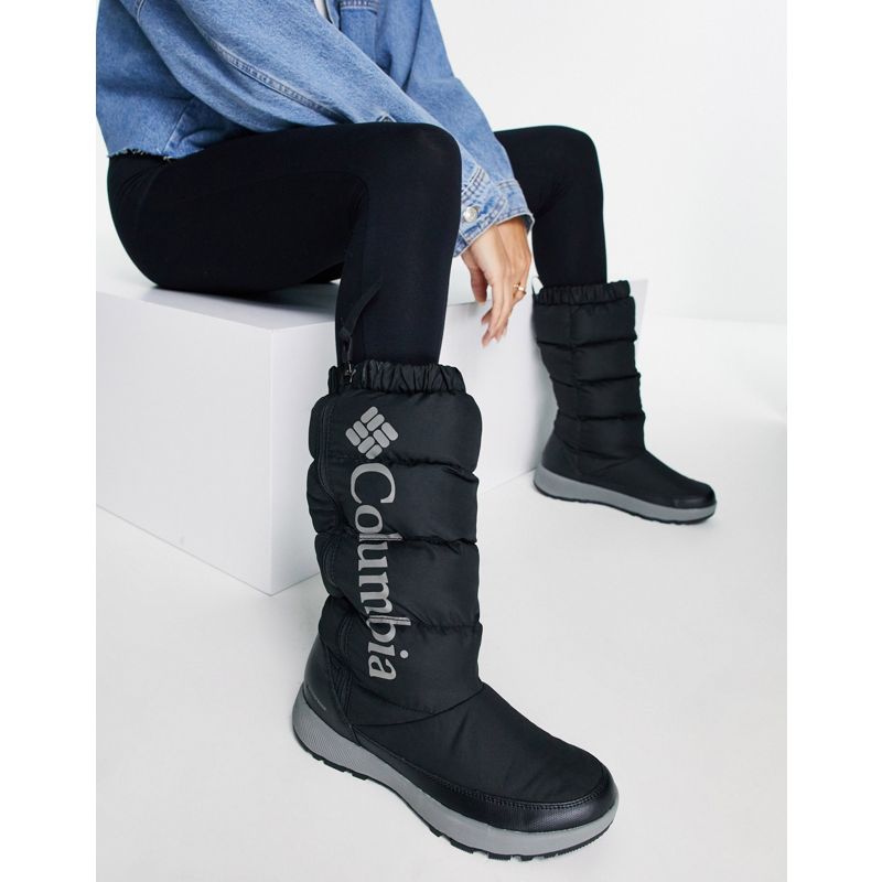 Donna Scarpe Columbia - Paninaro - Stivali neri con logo
