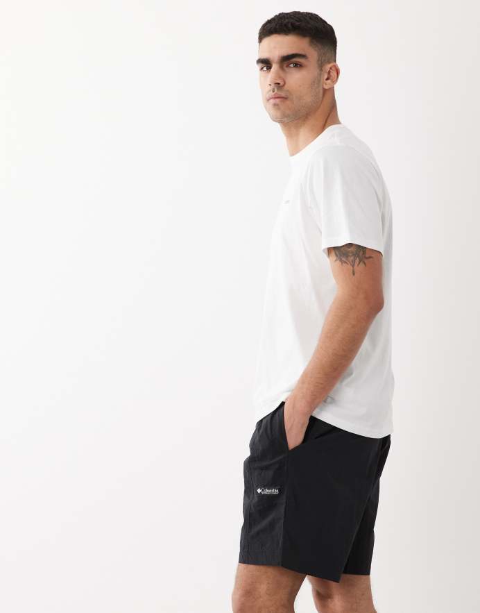Columbia Pantalones cortos negros de tejido liso Sequoia Grove
