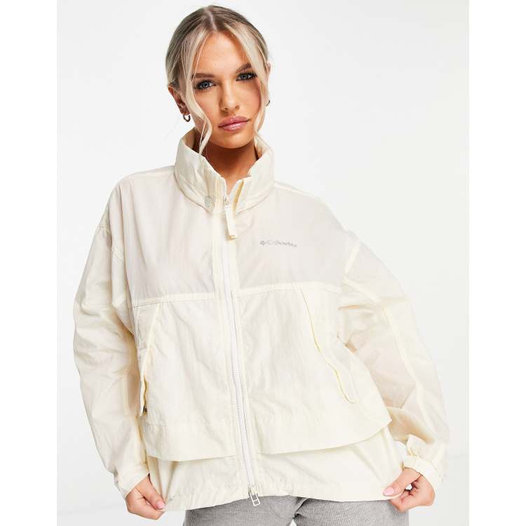 Off on sale white windbreaker