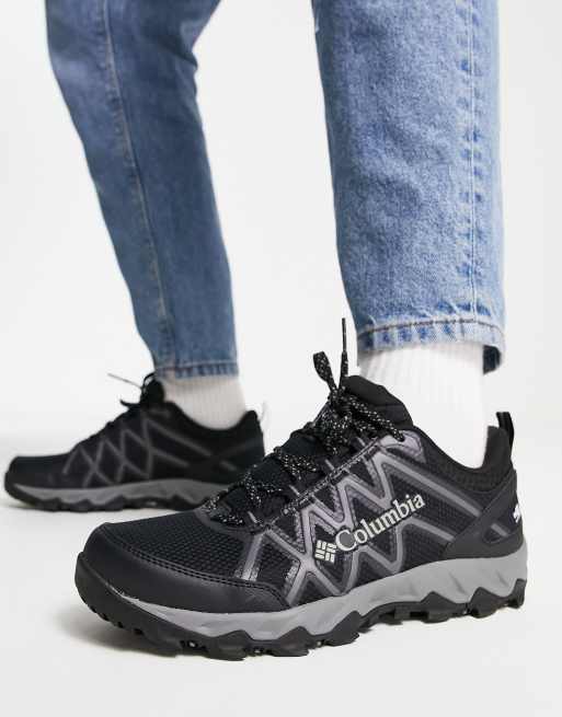 Columbia Peakfreak Outdry hiking shoes in black ASOS