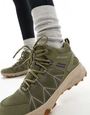 Columbia - Peakfreak - Wasserfeste Wanderschuhe in Khaki-Grün