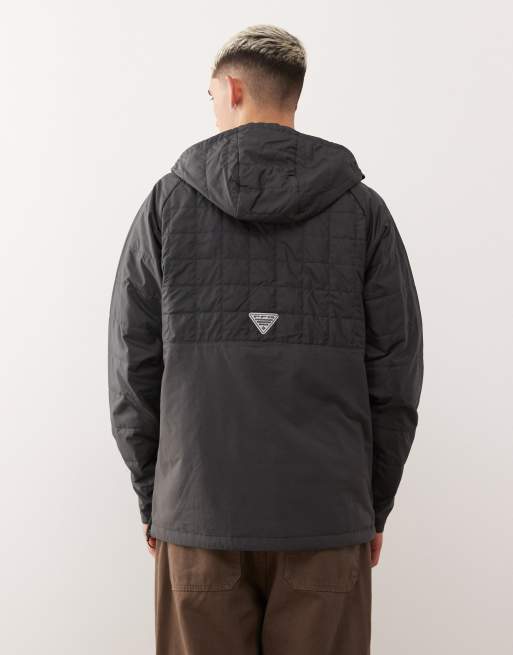 Columbia - Pfg Uncharted II - Geïsoleerde anorak in zwart, 3 van 5