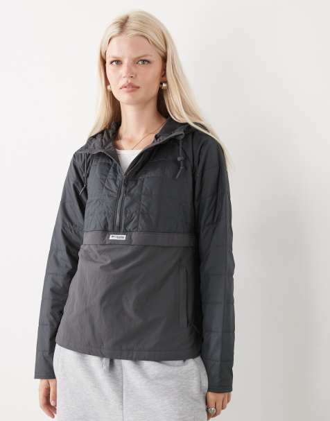 Columbia PFG Uncharted II insulated anorak in black - view 1