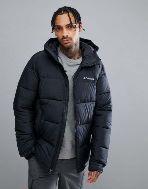 Columbia puffer jacket black online