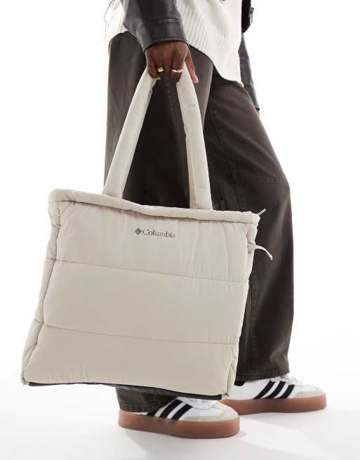 Columbia – Pike Lake II – Gesteppte Umhängetasche in dunklem Steinbeige, 3 von 4