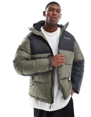 Columbia Pike Lake II hooded jacket in green - view 1