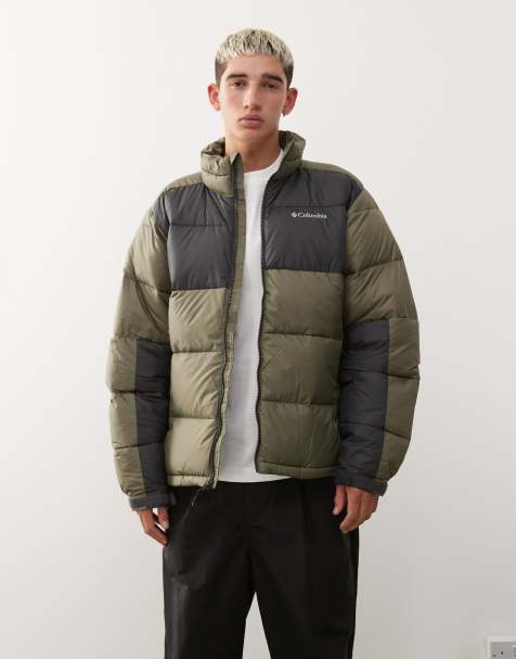 Columbia Pike Lake II puffer coat in green - view 1