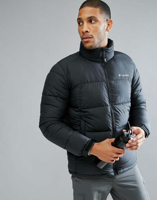 Men's columbia shop black puffer jacket