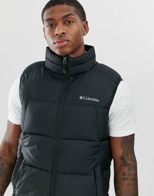 Columbia Pike Lake vest in black ASOS