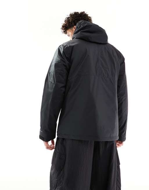 Columbia - Point Park Omni-HEAT - Sort vandtæt frakke med isolering, 3 af 4