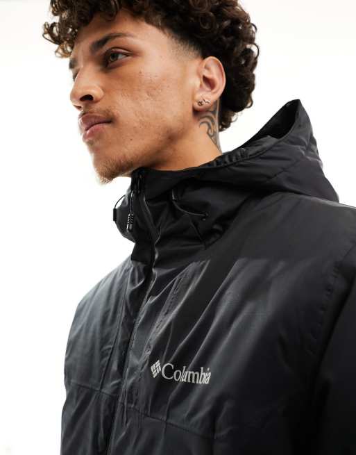 Columbia Point Park Omni HEAT waterproof insulated coat in black