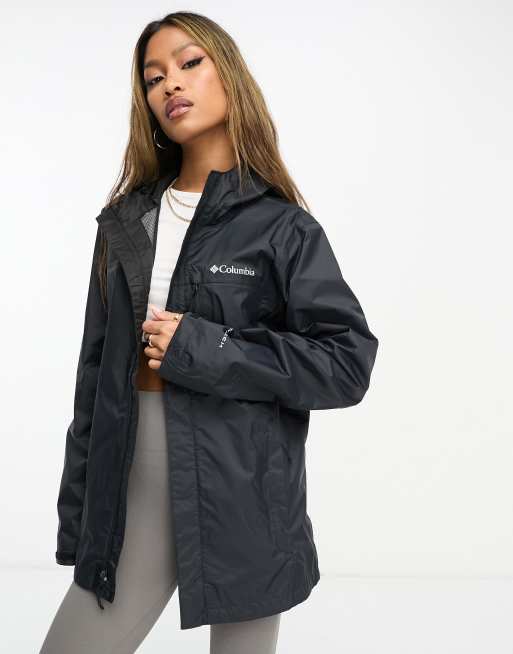 Columbia Pouring Adventure II rain coat in black