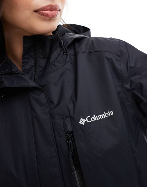 Columbia Pouring Adventure jacket in black, 3 of 4