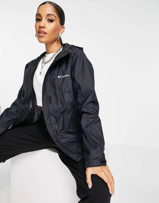 Columbia – Pouring Adventure – Wasserdichte Jacke in Schwarz