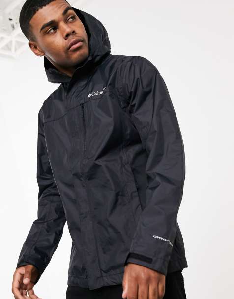 Black hotsell raincoat mens