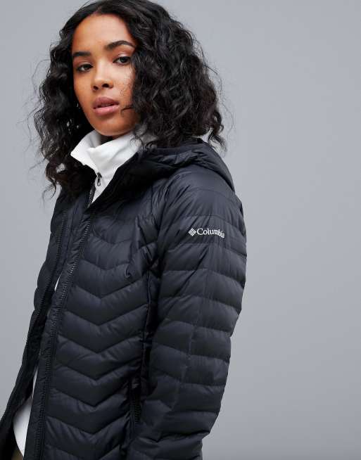 Columbia Powder Lite Hooded Jacket in Black, 3 of 4