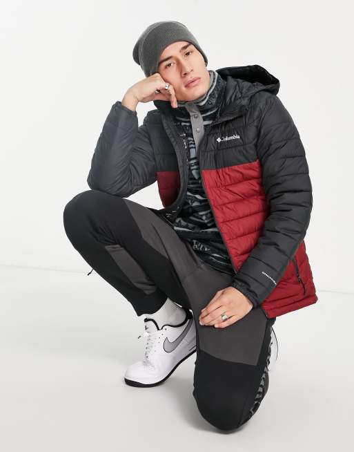 Red and best sale black columbia jacket