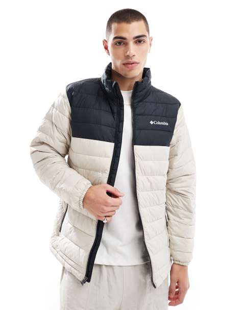 Columbia - Powder Lite II - Jack in beige en zwart - view 1