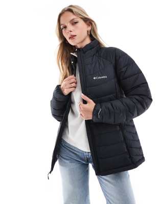 Columbia - Powder Lite II - Jacke in Schwarz mit Reißverschluss