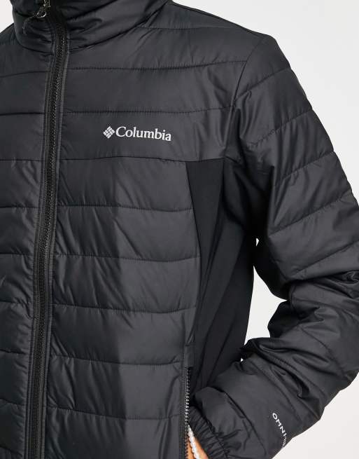 Columbia Powder Lite insulated hybrid jacket in black, 3 of 4