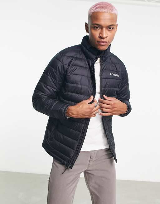 Columbia Powder Lite insulated jacket in black | ASOS