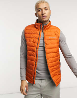 columbia orange vest